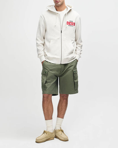 Sweat Hoodie Buck Up Zip Deus ex Machina Melon gris