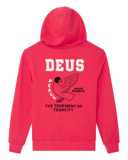 Sweat Hoodie Buck Up Zip Deus ex Machina Melon red