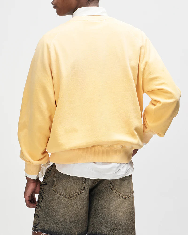 Sweat One More crew Deus ex Machina jaune