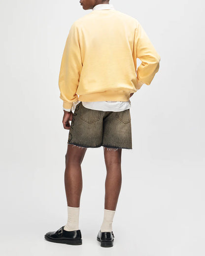 Sweat One More crew Deus ex Machina jaune