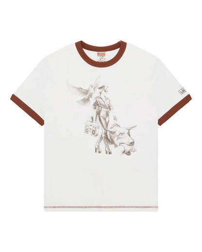 Tee shirt Beat Down tee Deus ex Machina blanc