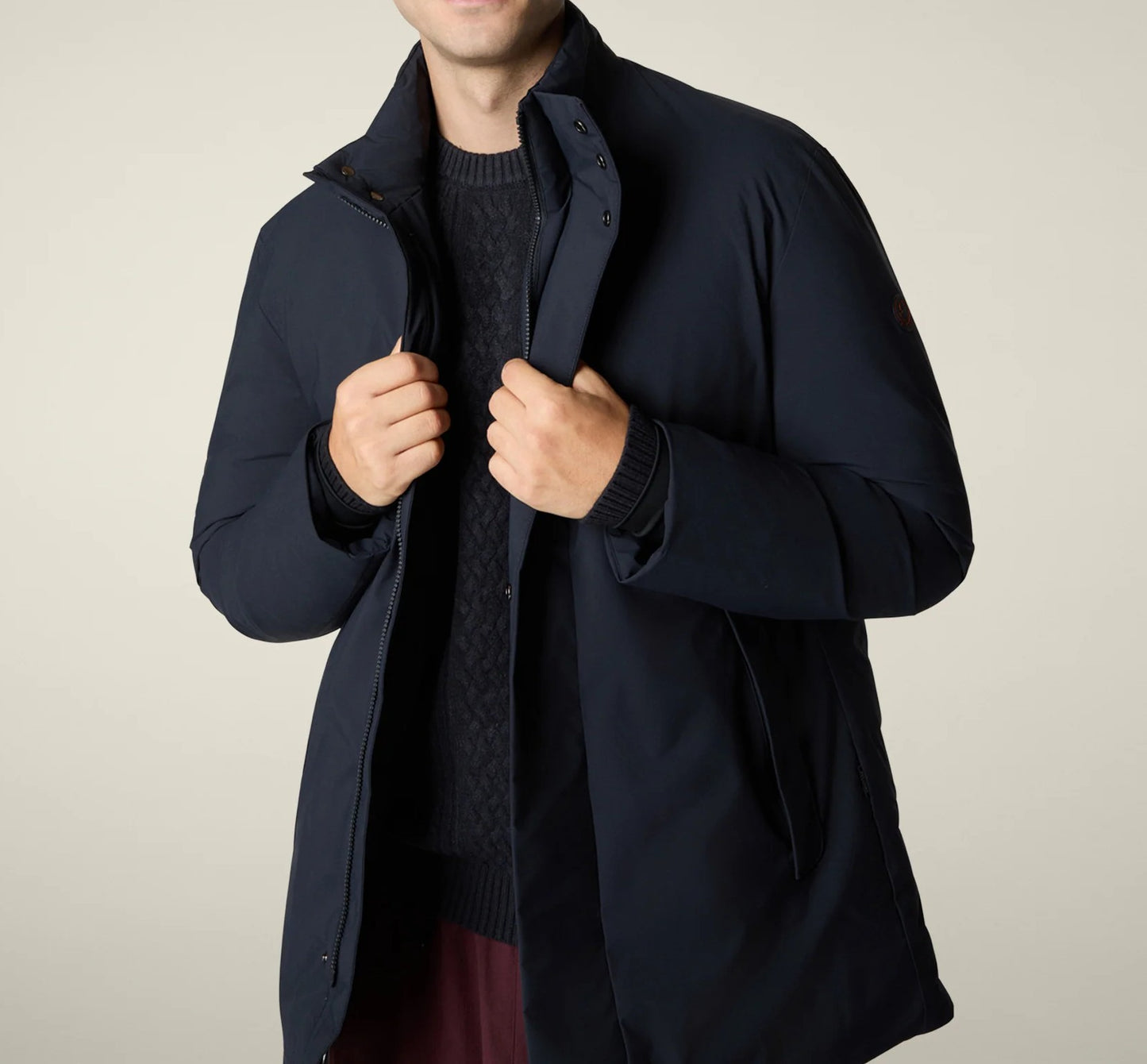 Veste Parka longue Sesle Save the Duck Navy blue