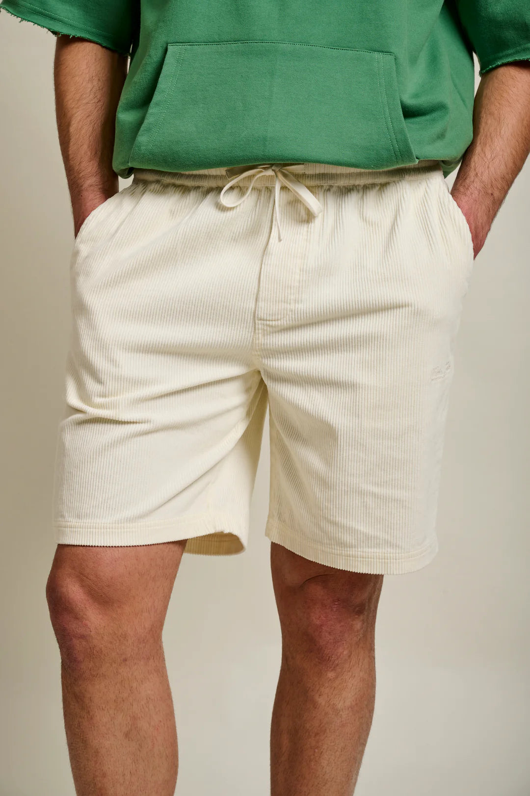 Short velour Dthys Hero seven ecru