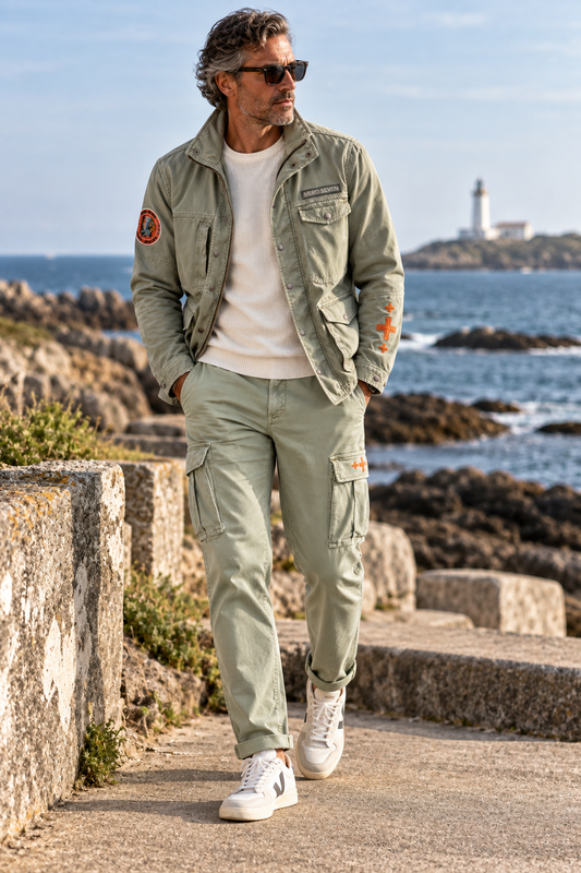 Veste militaire Hero Seven – Kaki