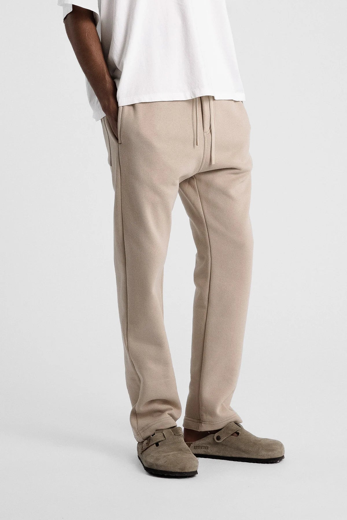 Pantalon Iconic Straigh Sweet Pants White pepper