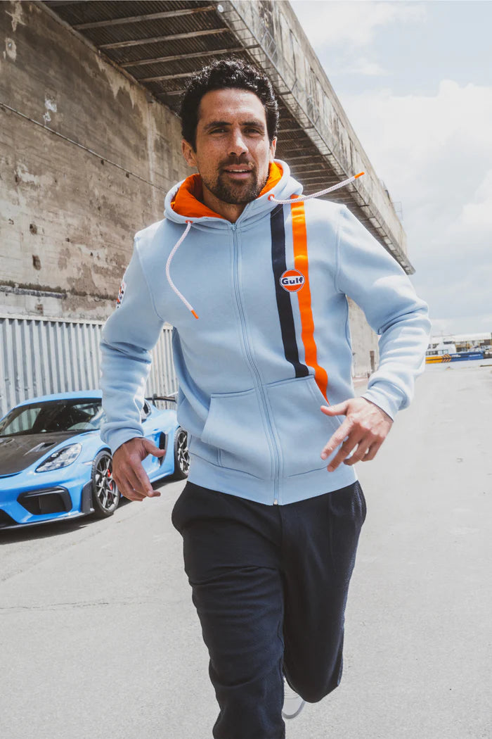 HOODIE FULL ZIP TIMELESS HISTORY GULF