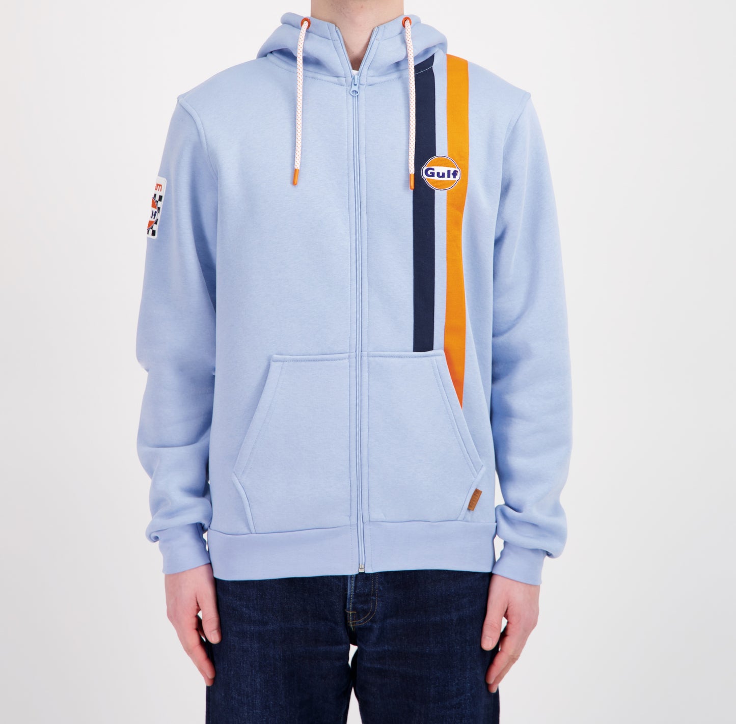 HOODIE FULL ZIP TIMELESS HISTORY GULF