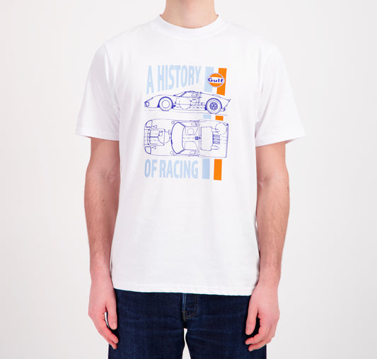 Tee shirt Gulf racing history