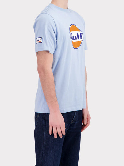 Tee Shirt logo bleu ciel GULF