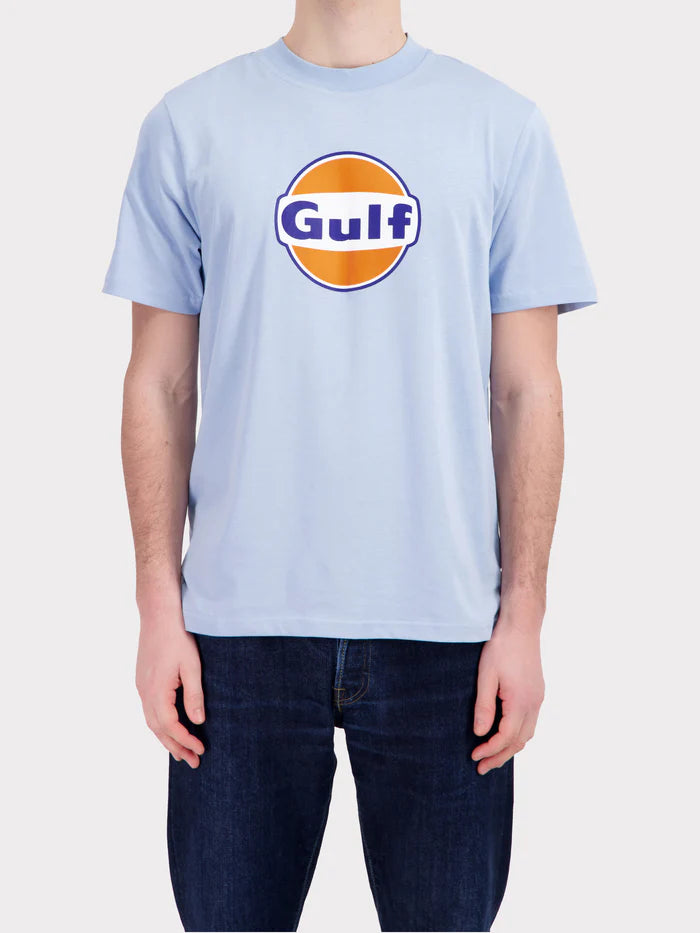 Tee Shirt logo bleu ciel GULF