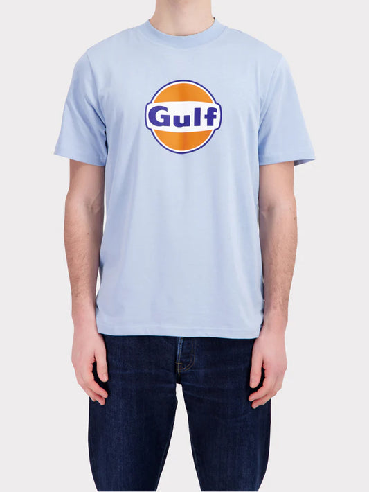 Tee Shirt logo bleu ciel GULF
