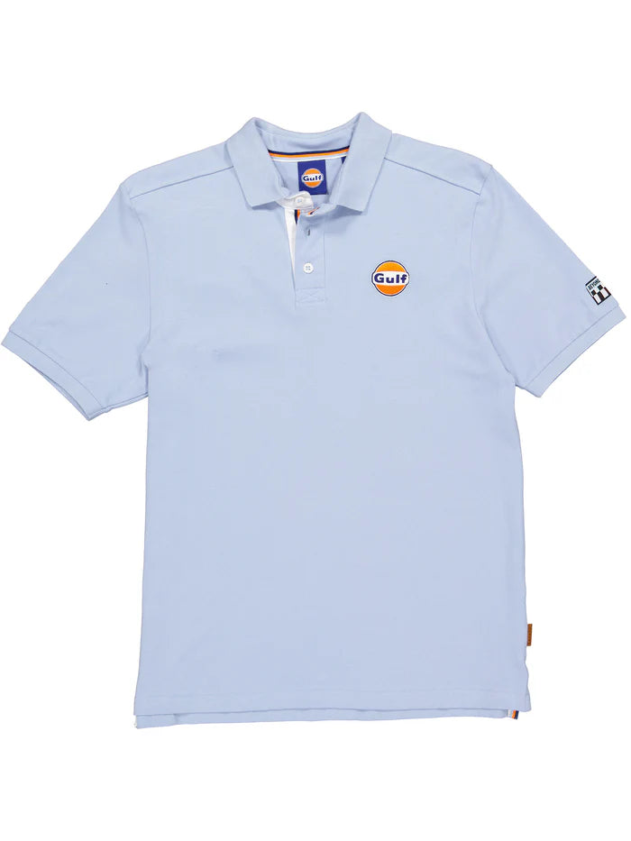 Polo classics MC GULF bleu ciel