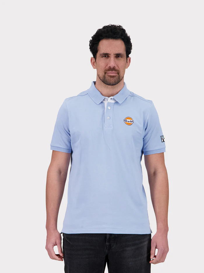 Polo classics MC GULF bleu ciel