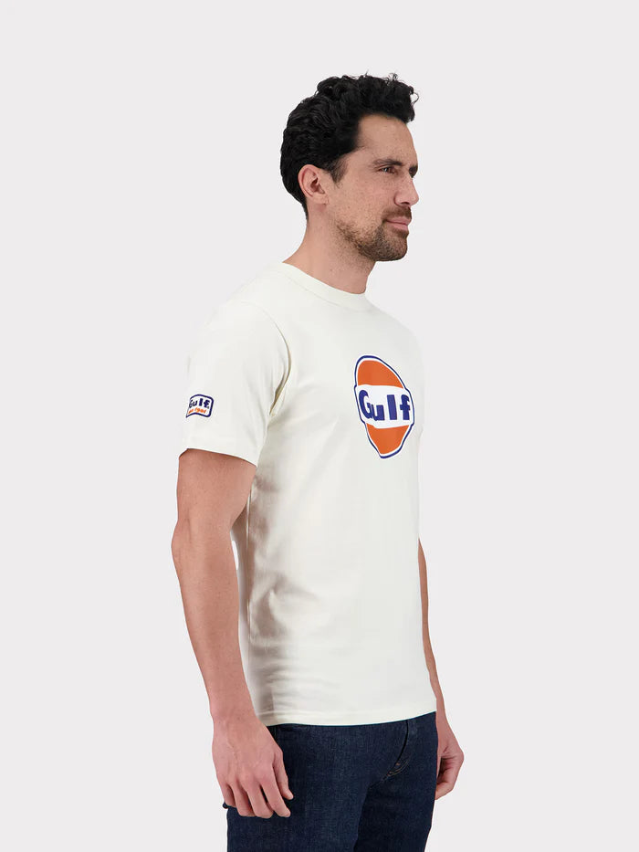 T-shirt 3D logo GULF écru