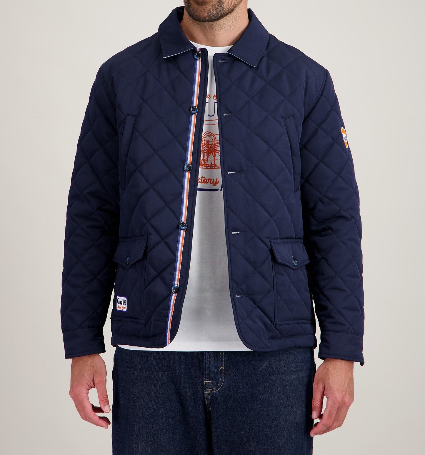 Veste gentleman quitlet GULF bleu navy