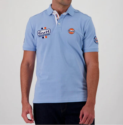 Polo Bold Classic bleu ciel GULF