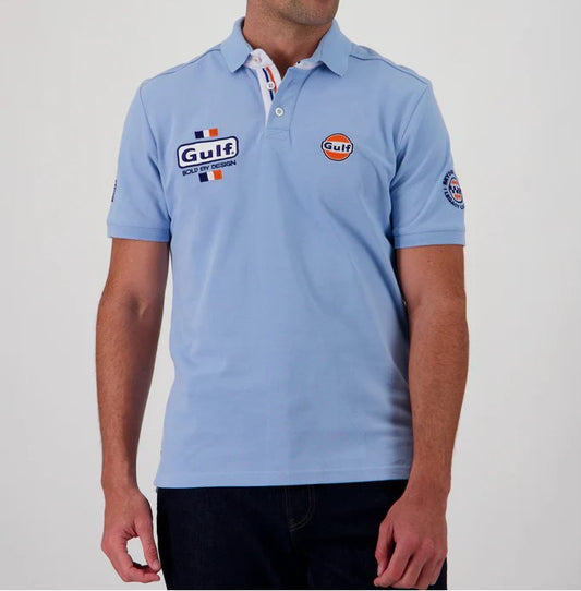 Polo Bold Classic bleu ciel GULF