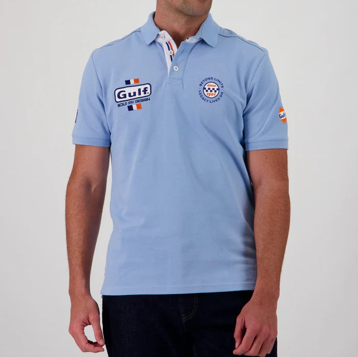 Polo Bold Classic bleu ciel GULF