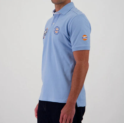 Polo Bold Classic bleu ciel GULF