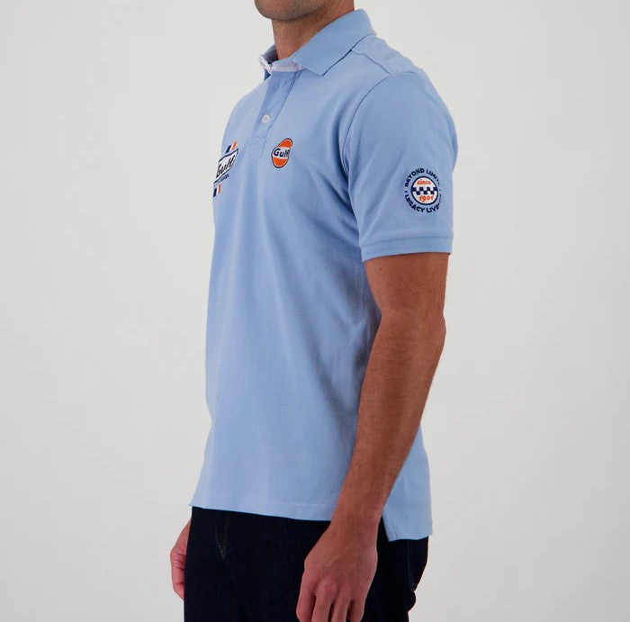 Polo Bold Classic bleu ciel GULF