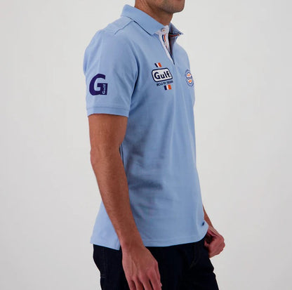 Polo Bold Classic bleu ciel GULF