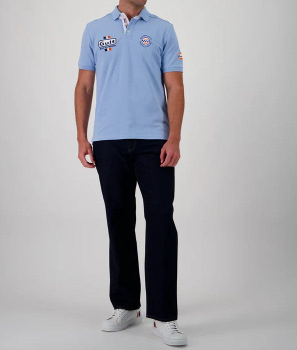 Polo Bold Classic bleu ciel GULF