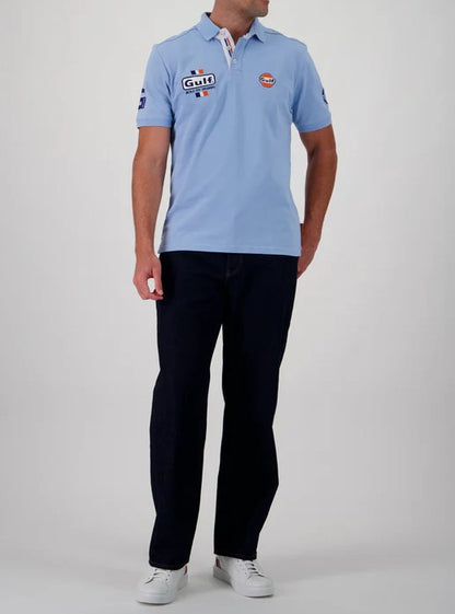 Polo Bold Classic bleu ciel GULF