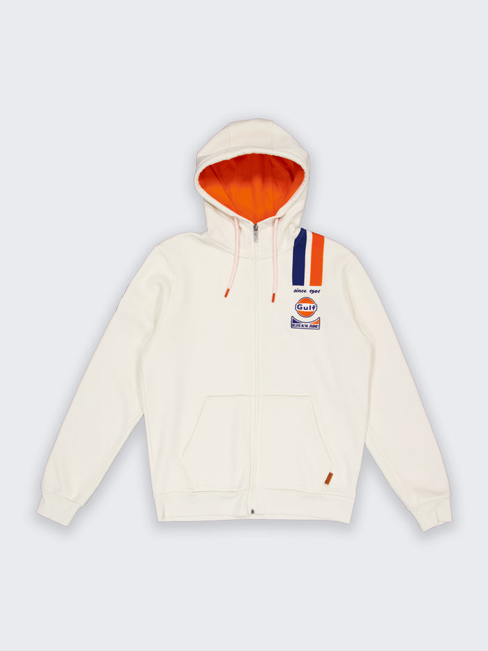 Hoodie FULL ZIP Legend écru GULF