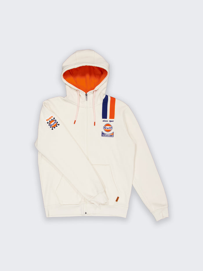 Hoodie FULL ZIP Legend écru GULF