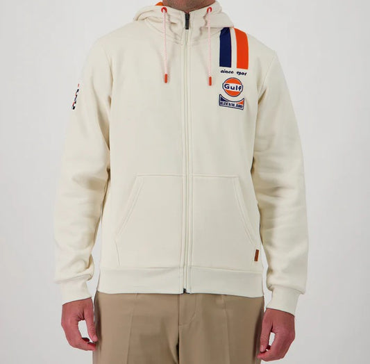 Hoodie FULL ZIP Legend écru GULF