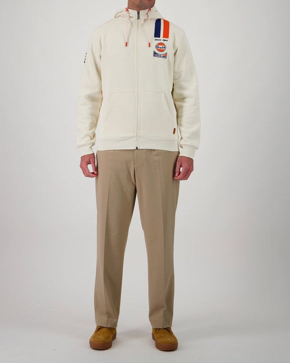 Hoodie FULL ZIP Legend écru GULF