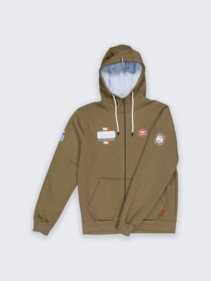 Hoodie FUUL ZIP Bold olive GULF
