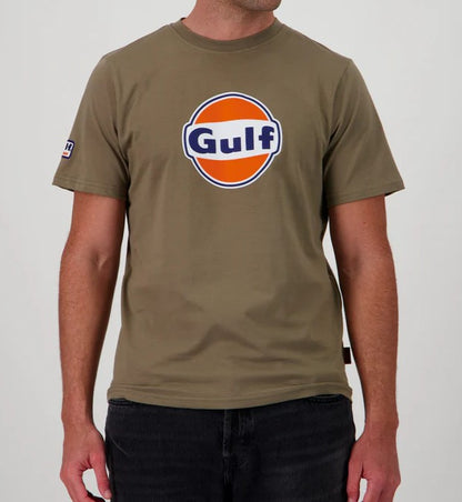 Tee Shirt logo GULF Kaki