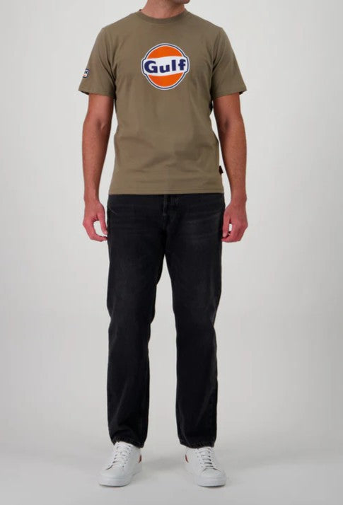 Tee Shirt logo GULF Kaki
