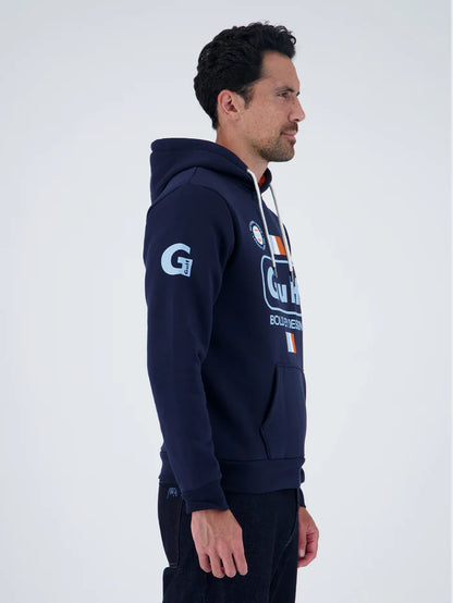 Hoodie pocket Bold Ecru GULF Navy