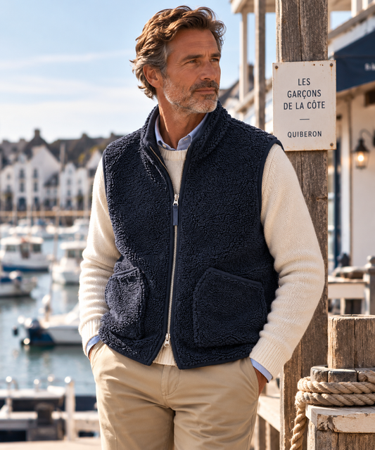 Gilet Homme Sans Manches Sherpa Marine – Hartford
