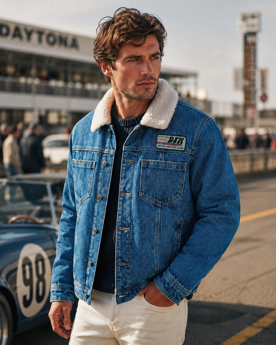 Veste Durham Alex Denim – Bleu