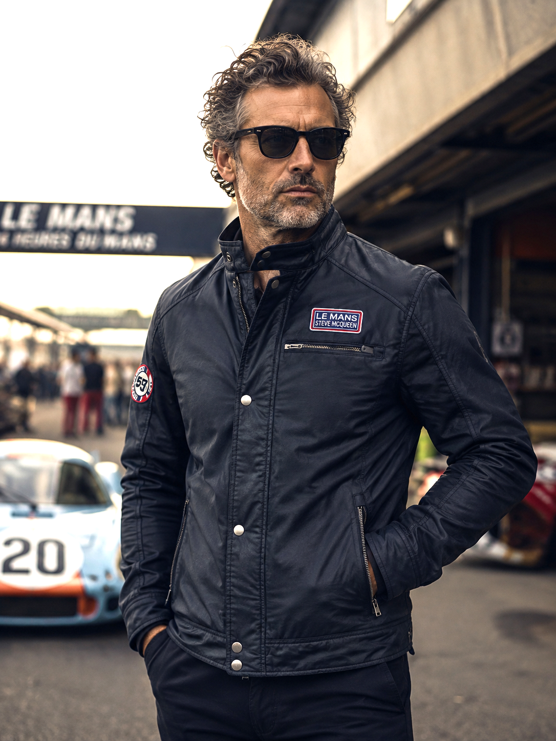 Veste Biker 24H Le Mans x Steve McQueen – Black