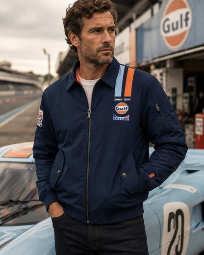 Bombers Gulf Legend Navy – Blouson homme bleu marine