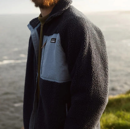 Sherpa Fleece Bleubird navy