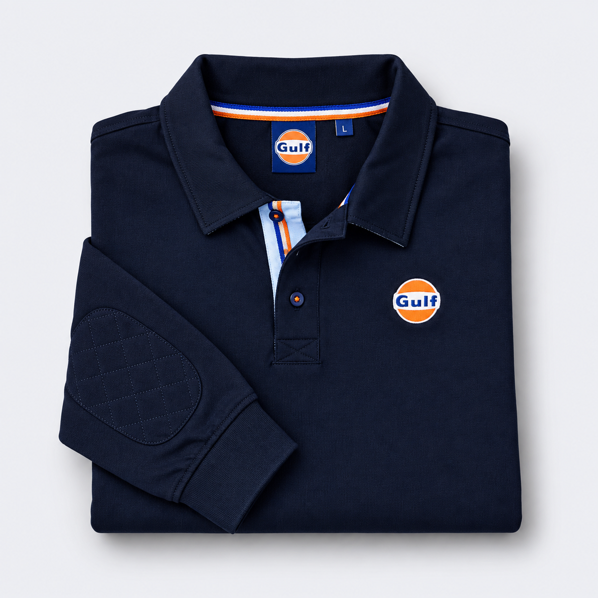 Polo Manches Longues Premium Bleu Marine – Gulf