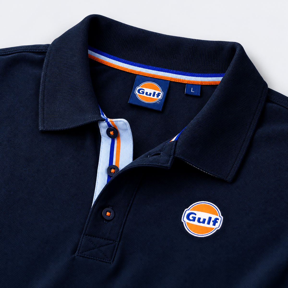 Polo Manches Longues Premium Bleu Marine – Gulf