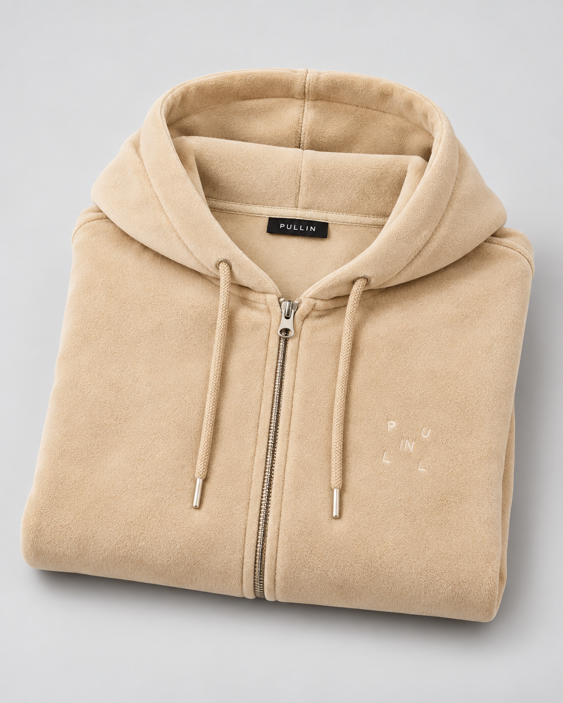 Sweat Zippé Sherpa Crème Homme – Pullin