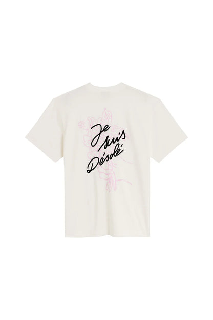 T-shirt Je suis désolé Qhuit Off White