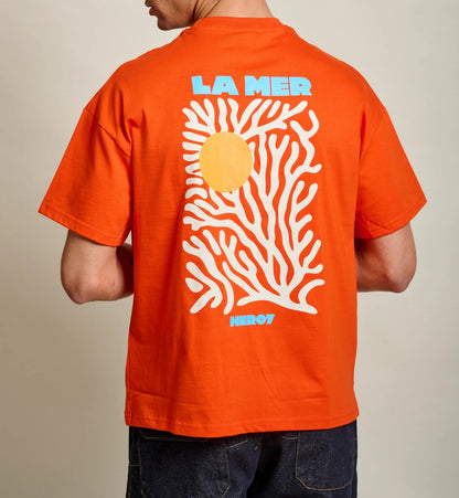 T-shirt La Mer Hero Seven orange