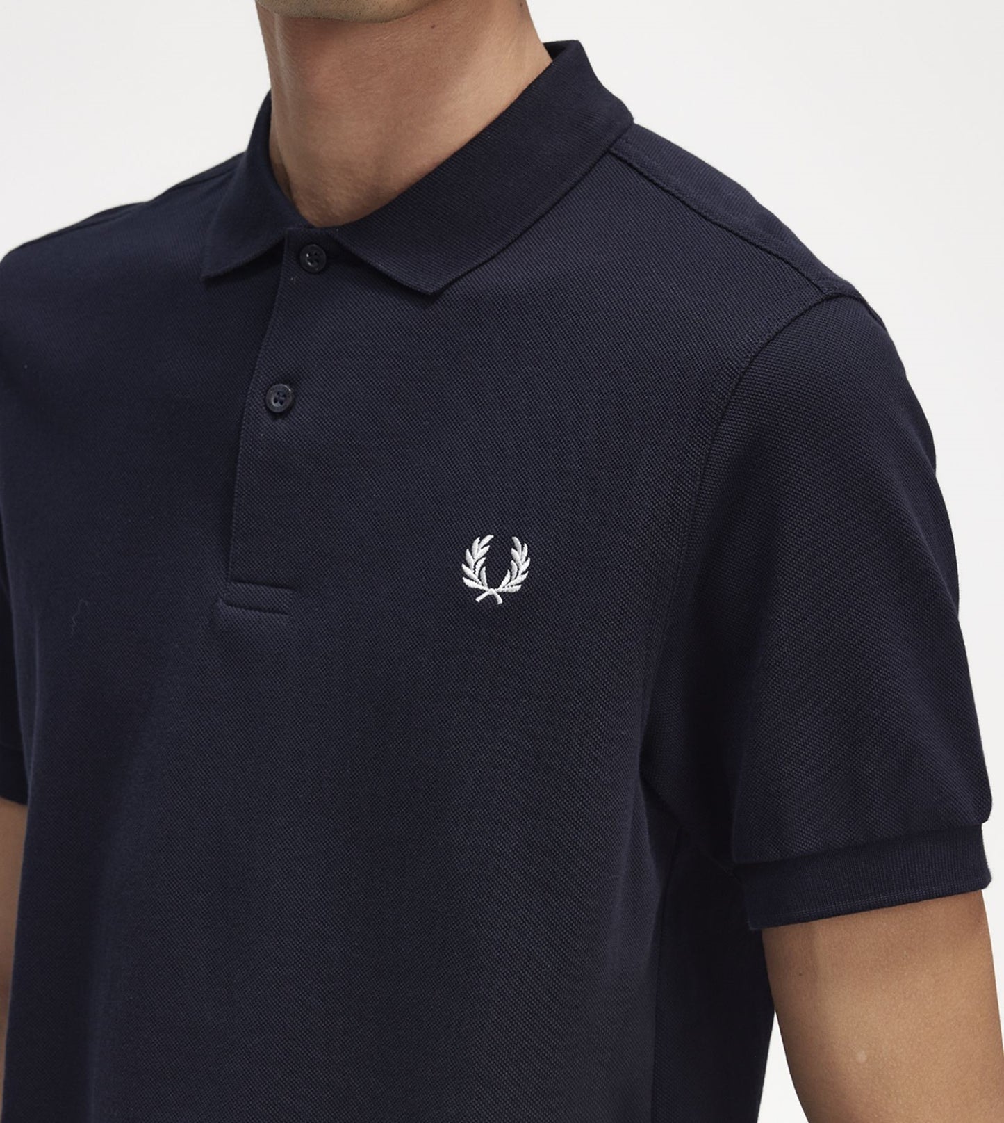 Polo manches courtes brodé coton piqué Fred Perry