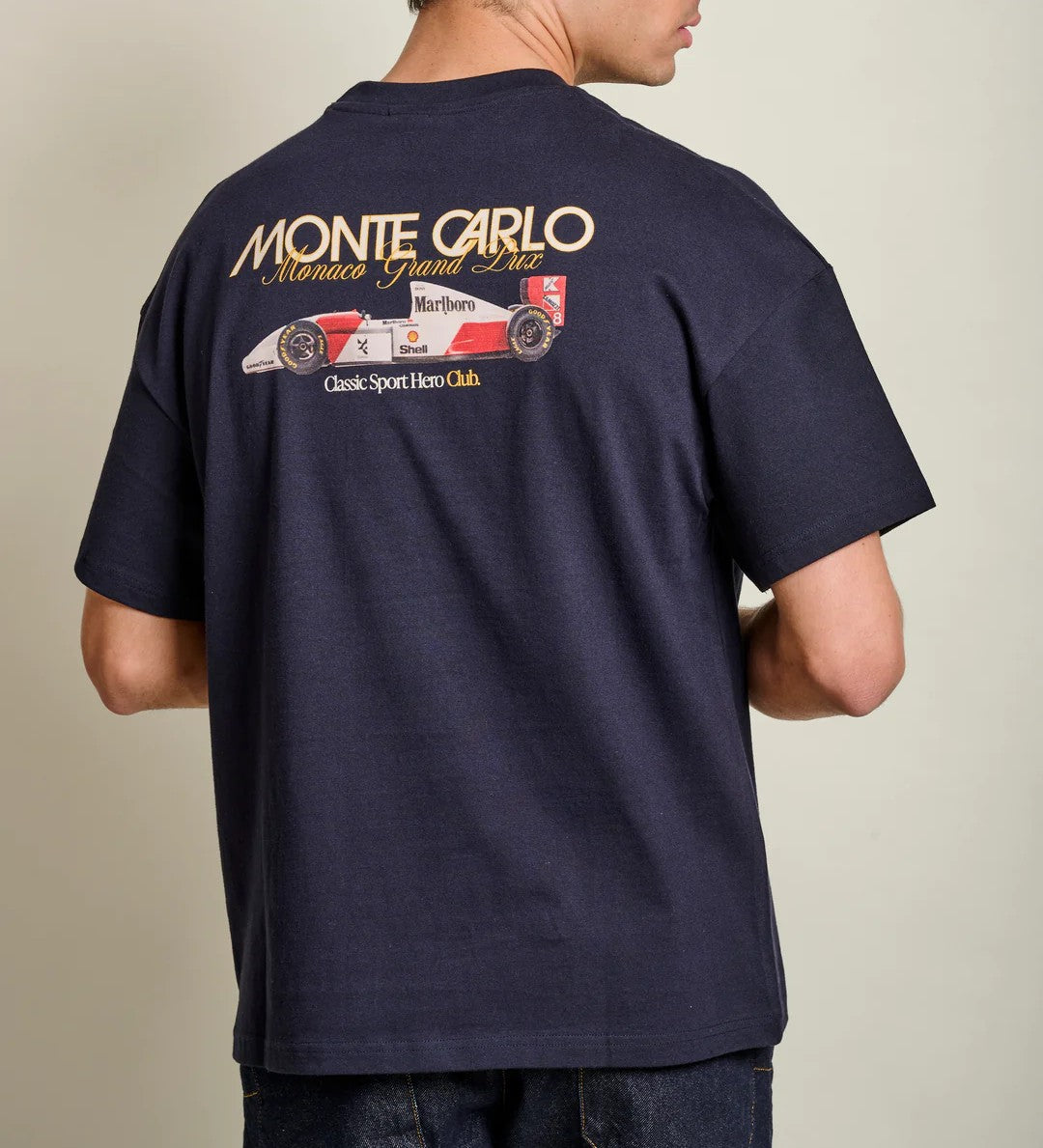 T-shirt Monte-Carlo Hero Seven bleu navy