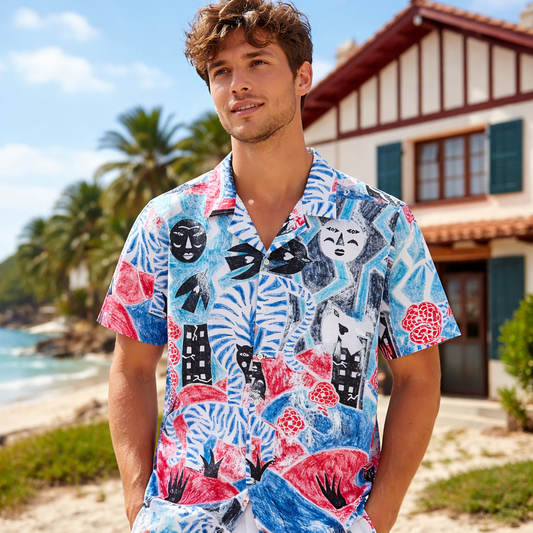 Chemisette Paradise shirt Bask in the sun