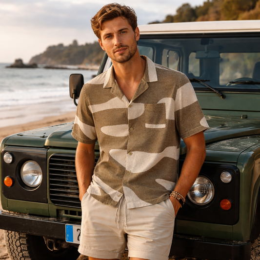 Chemise Olive Borja shirt Bask in the sun