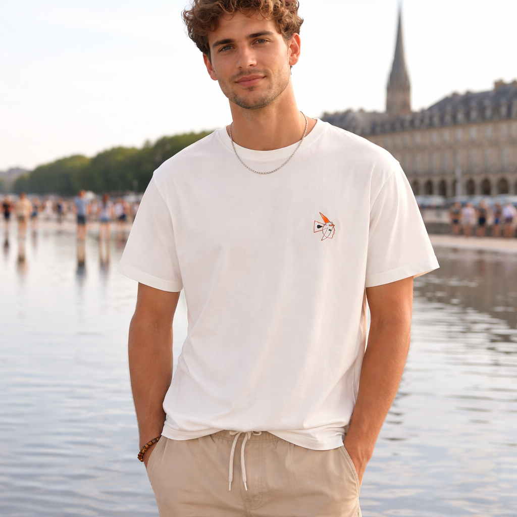 Tee-shirt moon natural tee Bask in the sun